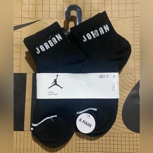 Jordan socks Nike Air Jordan Essential Quarter Ankle Socks 6 pack